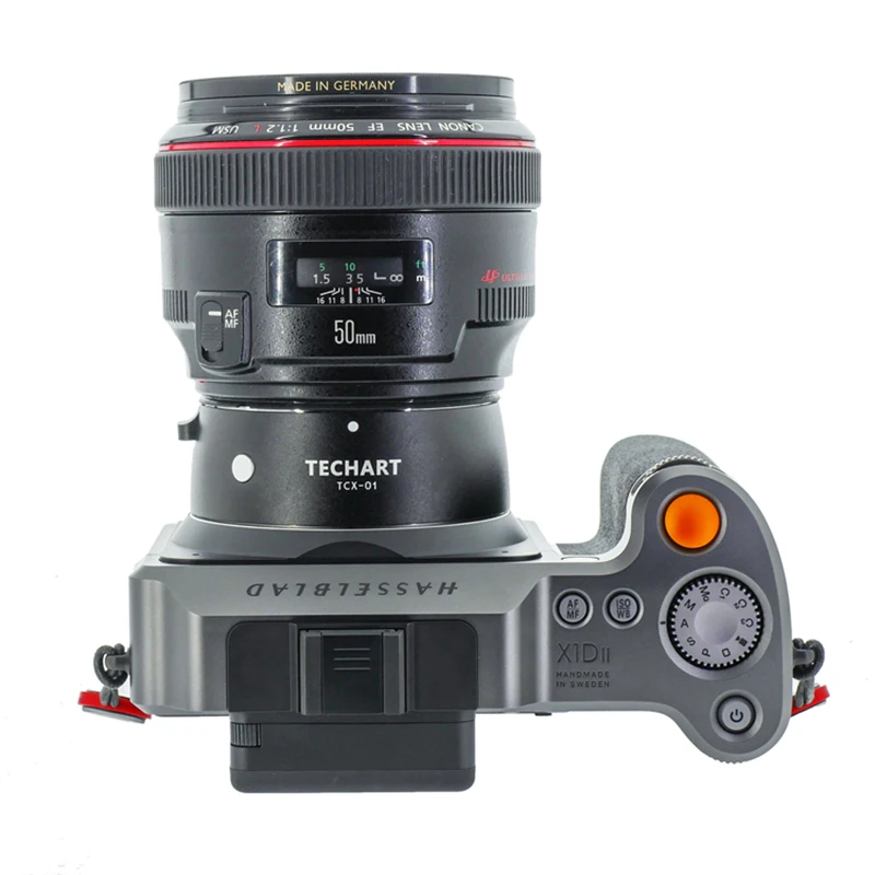 TECHART TCX-01 AF адаптер объектива для объектива Canon EF к Hasselblad X1d X1DII камера с автофокусом адаптер объектива