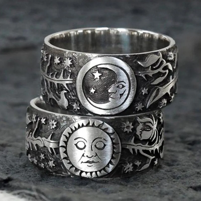 Finger Rings Handmade Carved Design Gifts Jewelry