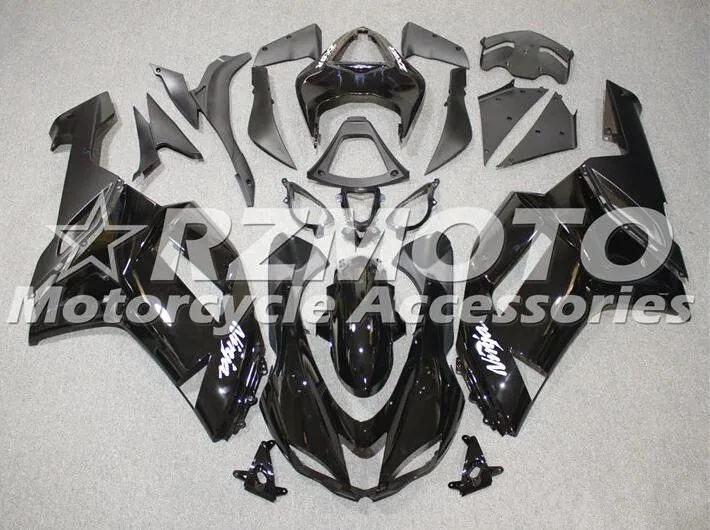 

New ABS Motorcycle Fairings Kit Fit for kawasaki Ninja ZX6R 636 2007 2008 07 08 6R ZX-6R Bodywork set Custom Free black