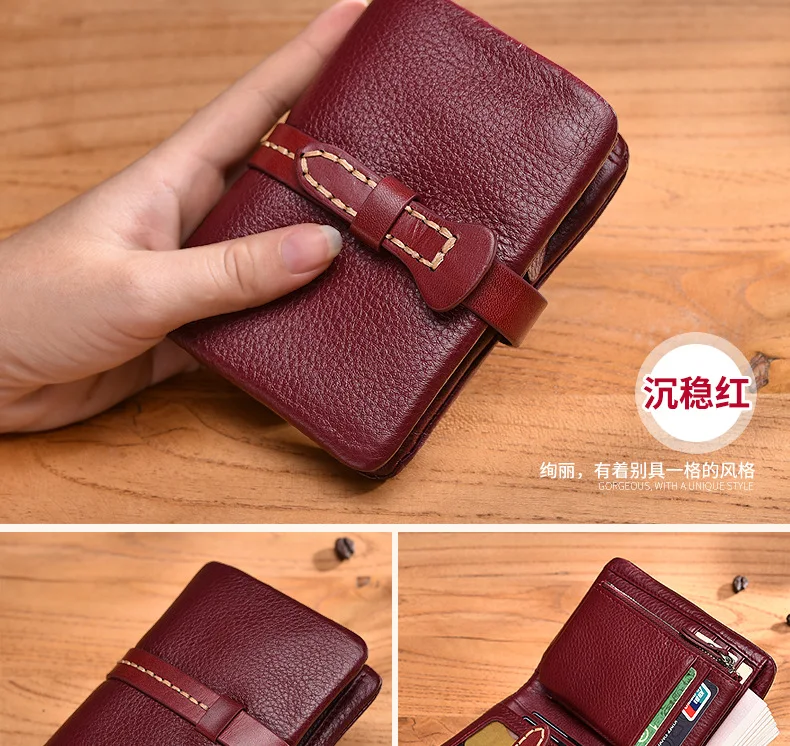 New Wallet Women Short Retro Lady Personality Large-capacity Zero Wallet