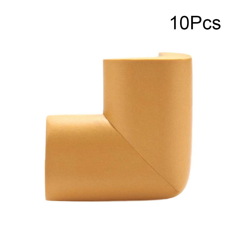 Wood color 10Pcs 5/10 шт. ребенок Детская безопасность Угловой протектор мебели полосы с закругленными краями защита углов гвардейский Обложка для детей ясельного возраста - Цвет: Wood color 10Pcs