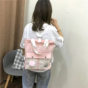 

Fashion Backpack Three-use Women Multi-function Backpack For Girls Hanging Personality Wild Bag Aolor Random Mochila Mujer E26