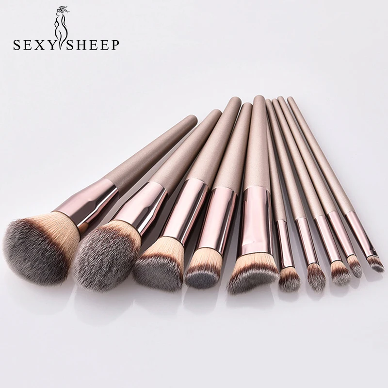 

Make up brushes Wooden handle makeup brush Foundation makeup brush set foundation brush Soft makeup brush