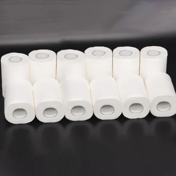 

Toilet Paper Hollow Replacement Roll Paper Interesting Toilet Paper Table Kitchen Pape Restaurant tissue toilettenpapier 12 PC