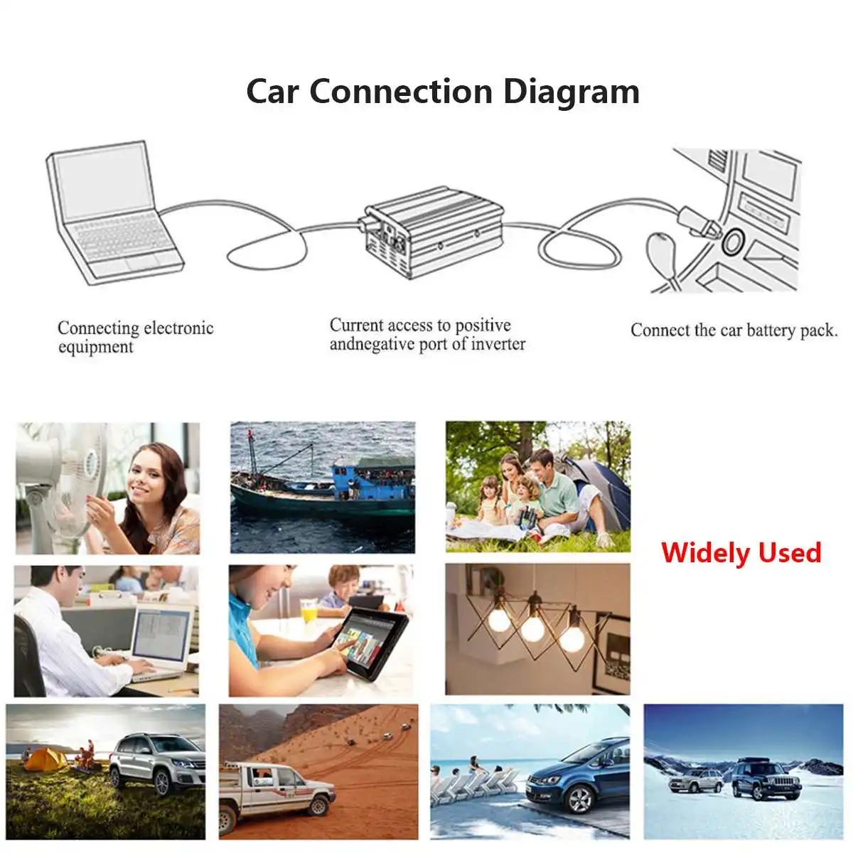 US $37.19 Solar Inverte 5000w Dc 1224v To Ac 220v Modified Sine Wave Inverter Voltage Transformer Converter Lcd Display For Car Home