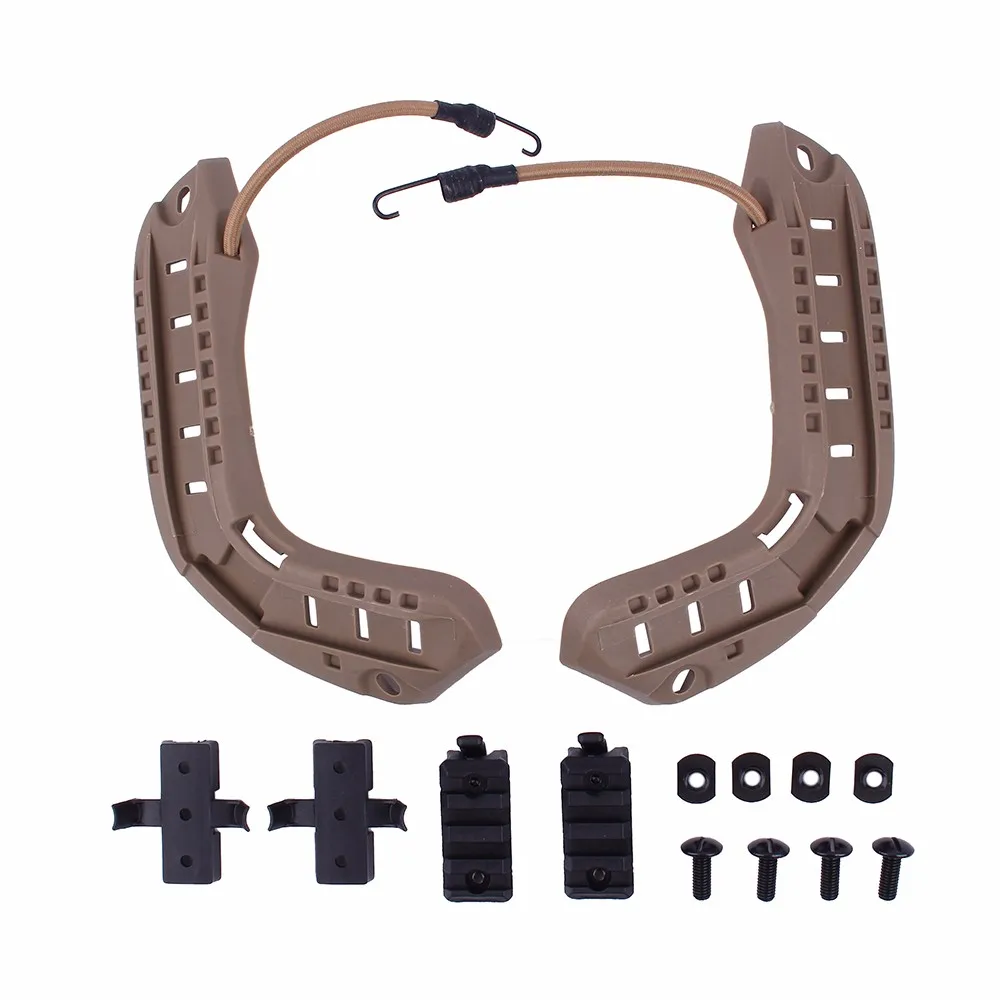 Адаптер для крепления на шлем с ремешком OPS Core|helmet side rail|tactical paintball helmetshelmet accessories |