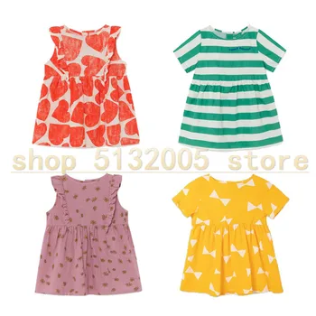 

IN STOCK 2020 spring/summer new BC series baby girl dress knee-lenght dress little girls dresses girls party dress