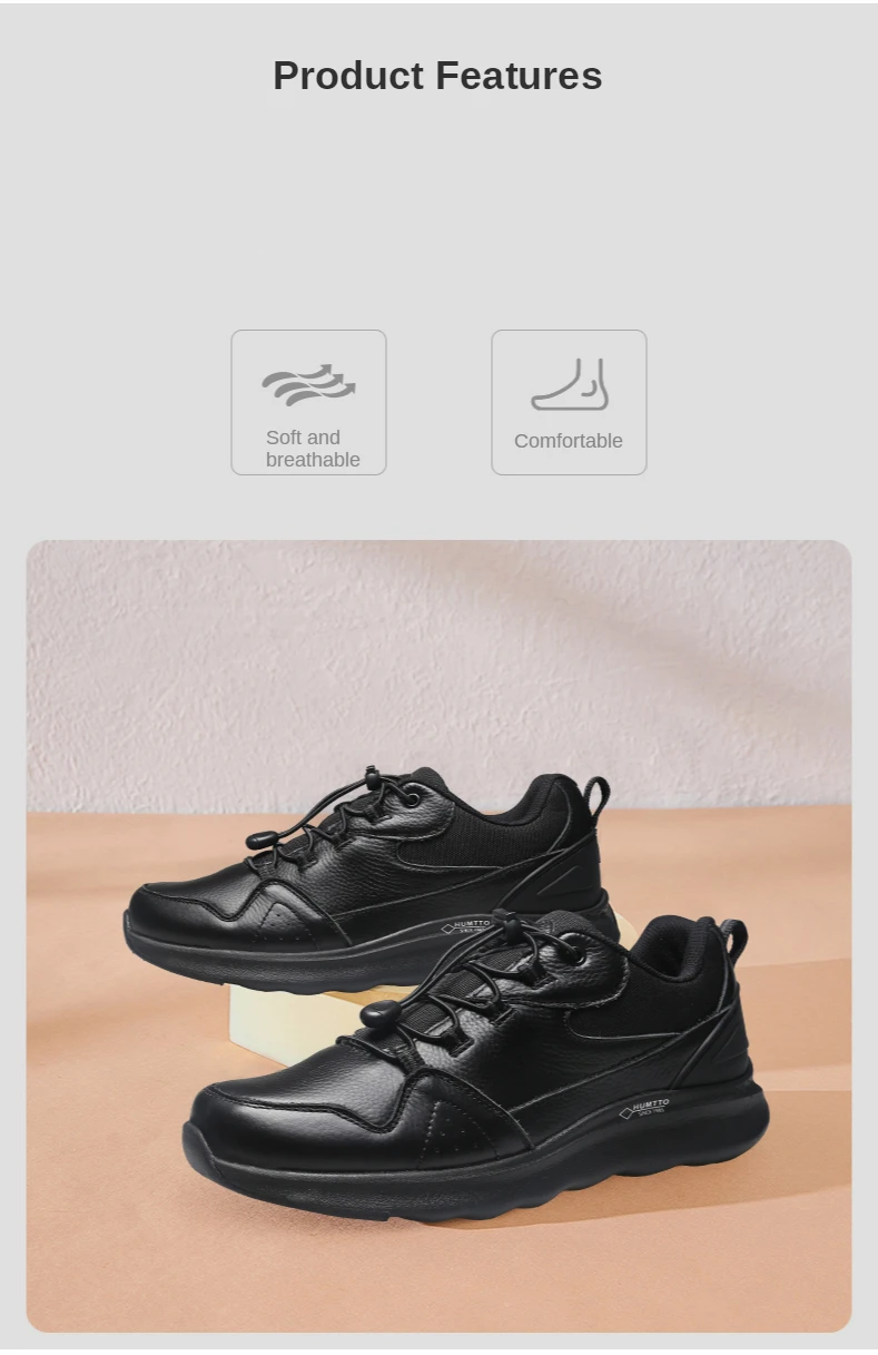 HUMTTO New Leather Mens Shoes Fashion Sneakers for Men Waterproof Winter Luxury Designer Brand Non-slip Black Man Casual Shoes HUMTTO New Leather Mens Shoes Fashion Sneakers for Men Waterproof Winter Luxury Designer Brand Non-slip Black Man Casual Shoes
