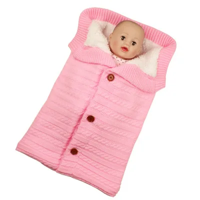 Детская коляска, спальные мешки, зимний теплый конверт для новорожденных, кокон, спальные мешки, пеленка