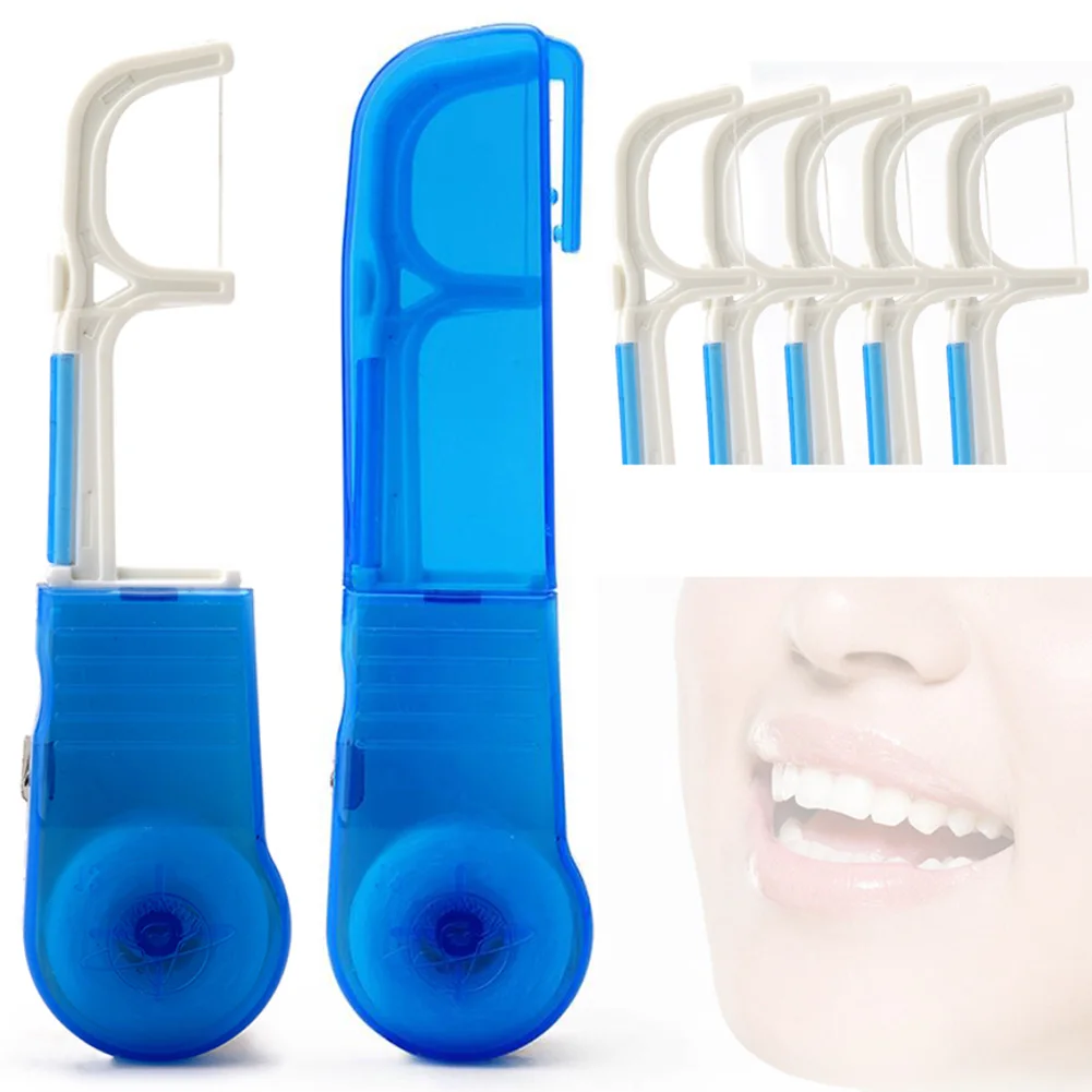 

Hot Sale Dental Floss Holder Tooth Cleaning Portable Teeth Oral Care Tool Household Travel