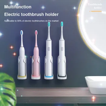 

Creative Electric Toothbrush Holder Traceless Toothbrush Stand Wall Mounted Bath Rack Organizer Space Saving Toothpaste Holders