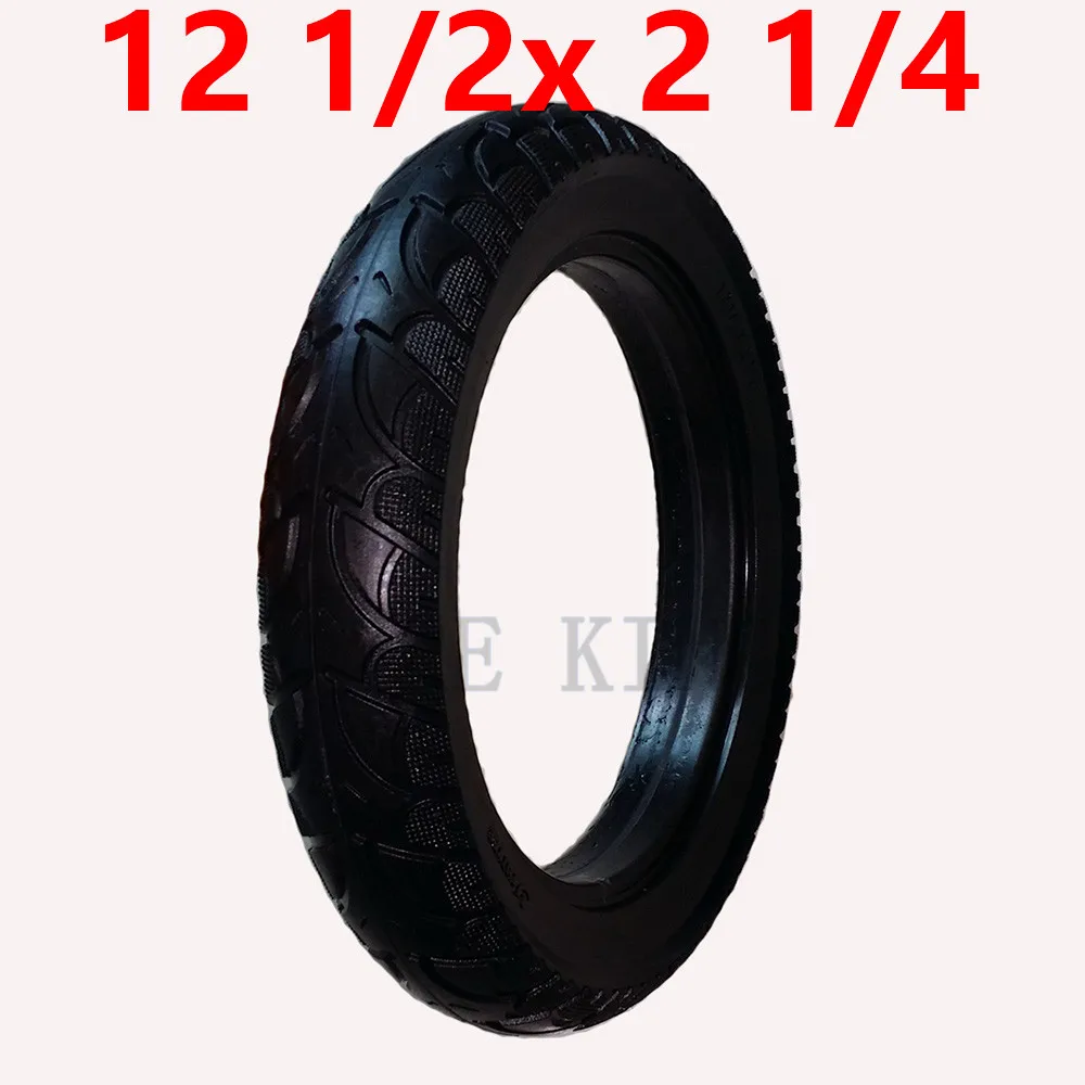 High Quality 12 1/2X2 1/4 Solid Tire 1/2*2 Thickening Tyre for Electric Vehicle Scooter Non- Inflatable Explosion-proof | Автомобили и