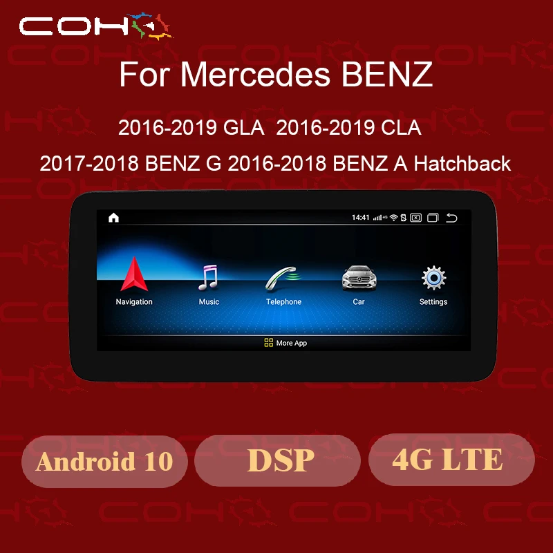 Мультимедийный проигрыватель для автомобилей mercedes Benz GLA CLA G A 12 3-10 0 2016 дюймов Android