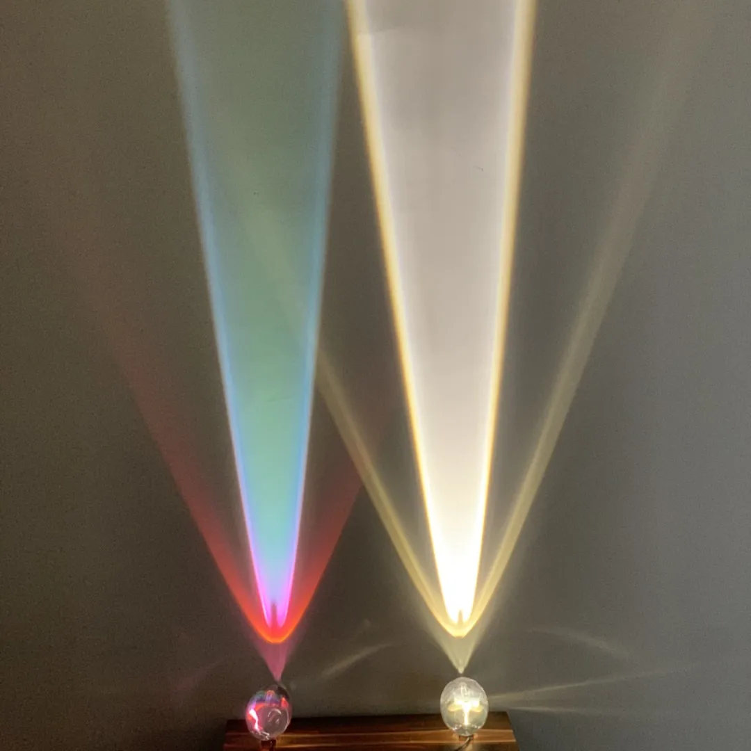 US $56.41 Artpad Italy Sunset Table Light Atmosphere Lamp Bedside Crystal Desk Led Night Light for Home Background Wall Decora Table Lamp