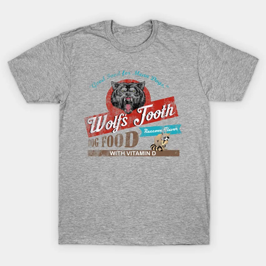 Wolf's Tooth Dog Food, distressed T-Shirt Once Upon A Time In Hollywood t shirt pit bull pitbull dog dogs quentin tarantino