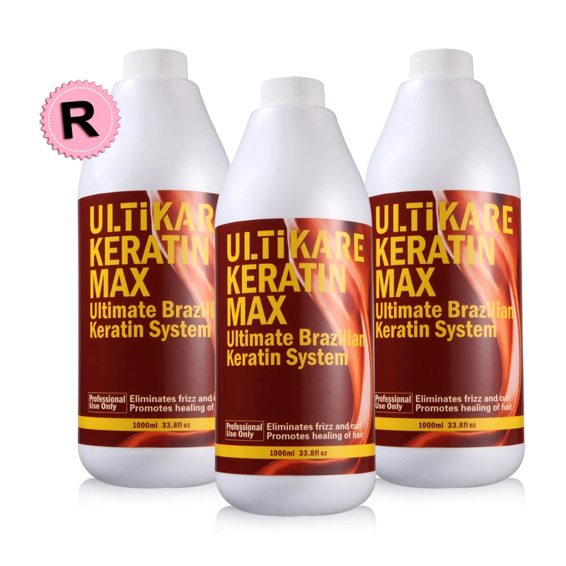 12% Formaldehyde for Resistant Hair 1000ml Brazilian Keratin Hair Treatment Straightening Cream Hair Care Products for Women