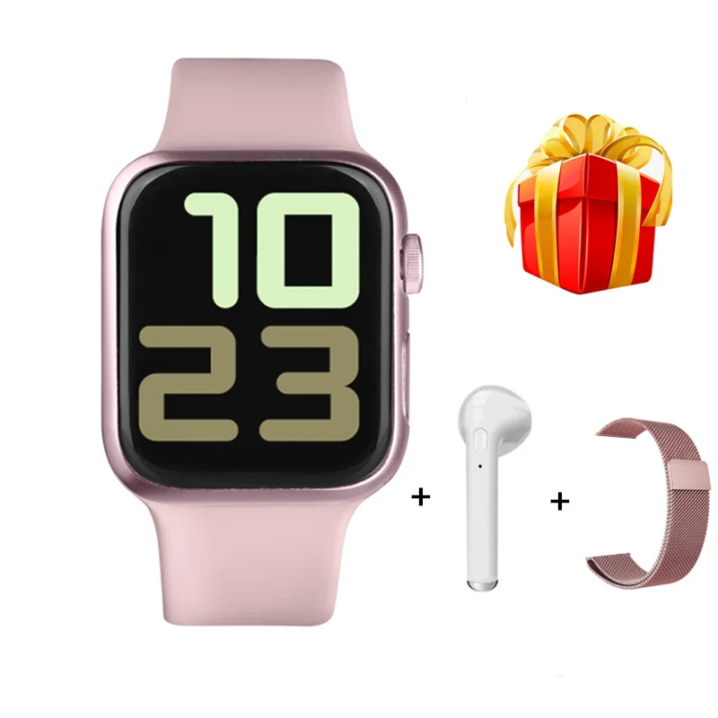 D Часы SmartWatch IWO 8 Lite Pro водонепроницаемые IP68 Full Touch умные часы пульсометр кровяное давление фитнес-трекер для Apple IOS Android - Цвет: D