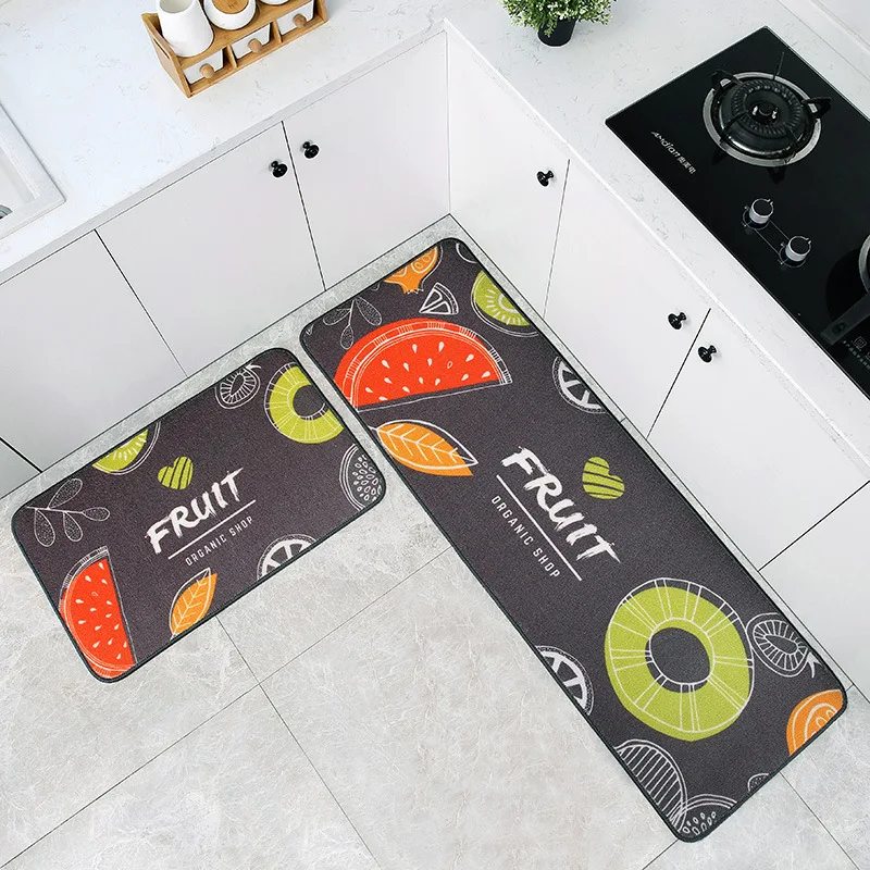 Creative Kitchen Water Absorbing Mat Strip Anti slip Rug Kitchen