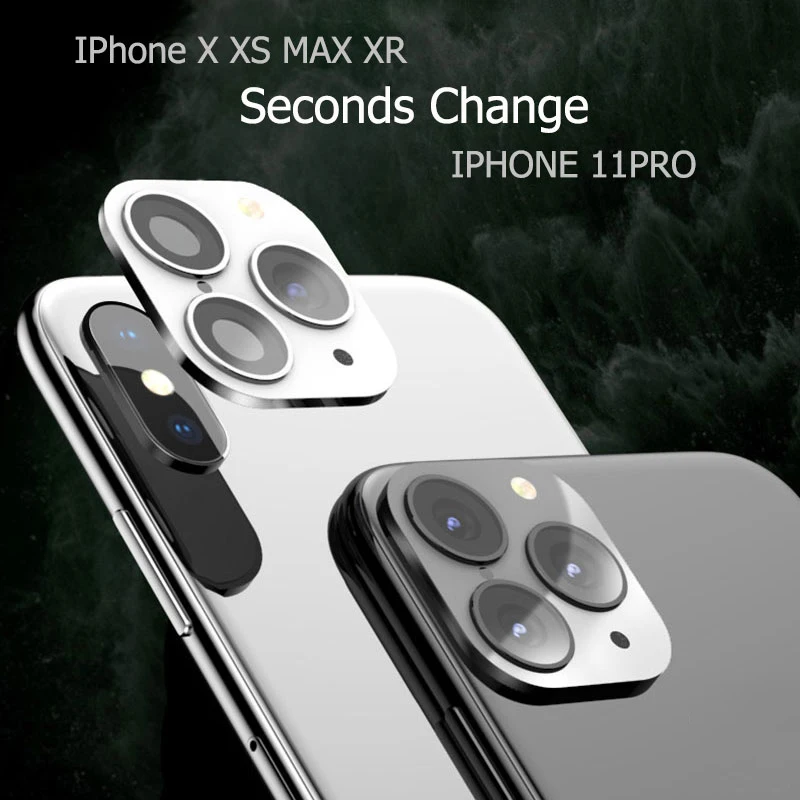 Роскошный металлический чехол для объектива камеры для iPhone 11 Pro MAX, защитный чехол-кольцо для iPhone X XS MAX XR, защитный чехол для камеры