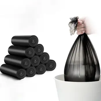 

100Pcs Thicken Disposable Home Kitchen Dormitory Plastic Garbage Trash Waste Bag Storage Container Bags
