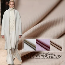 Шерстяная тканая ткань с трехмерными вертикальными полосками, шерстяная ткань, шерстяное осеннее и зимнее пальто, высококачественная ткань для одежды