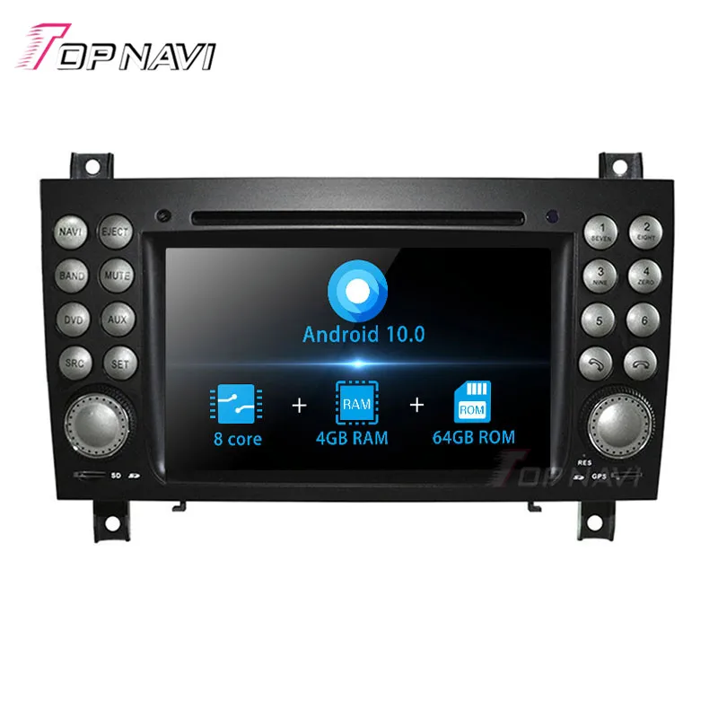 TOPNAVI Восьмиядерный Android 10 0 автомобильный DVD мультимедийный плеер для SLK 171 2004 2005 2006