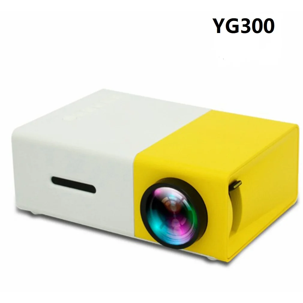Светодиодный мини проектор YG300 320x240 пикселей поддерживает 1080P| |