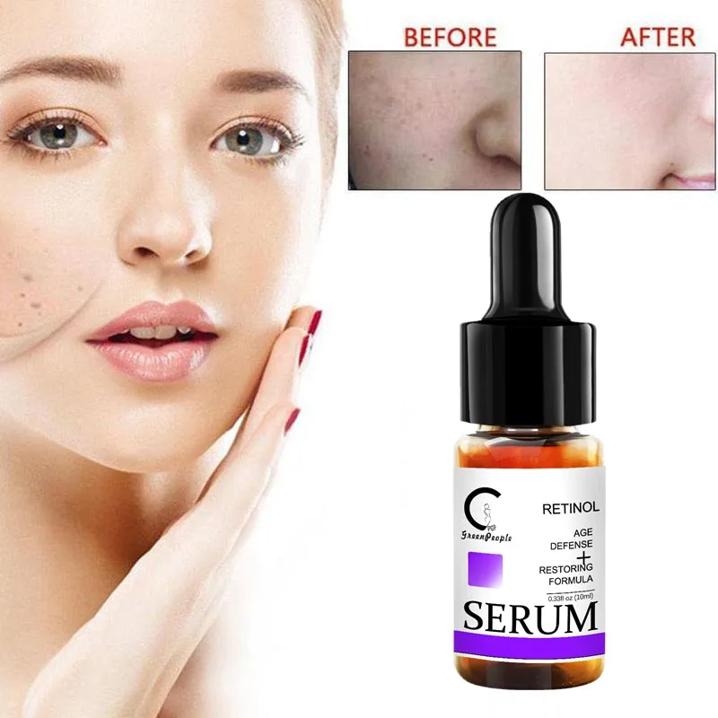 GreenPeople лица Retinol Сыворотки сужения пор анти морщин Омолаживающий увлажняющий с