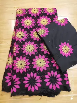 

nigerian lace fabrics swiss voile lace in switzerland embroidered african lace fabric high quality 2+5yards cotton lace