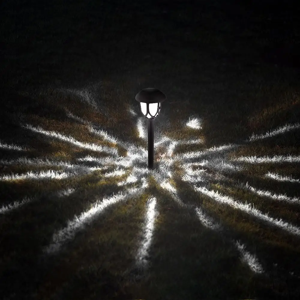 10 шт. светодиодный светильник на солнечной батарее с цветными дорожками, ландшафтный светильник, садовый светильник, декоративный светильник