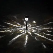 10 шт. светодиодный светильник на солнечной батарее с цветными дорожками, ландшафтный светильник, садовый светильник, декоративный светильник