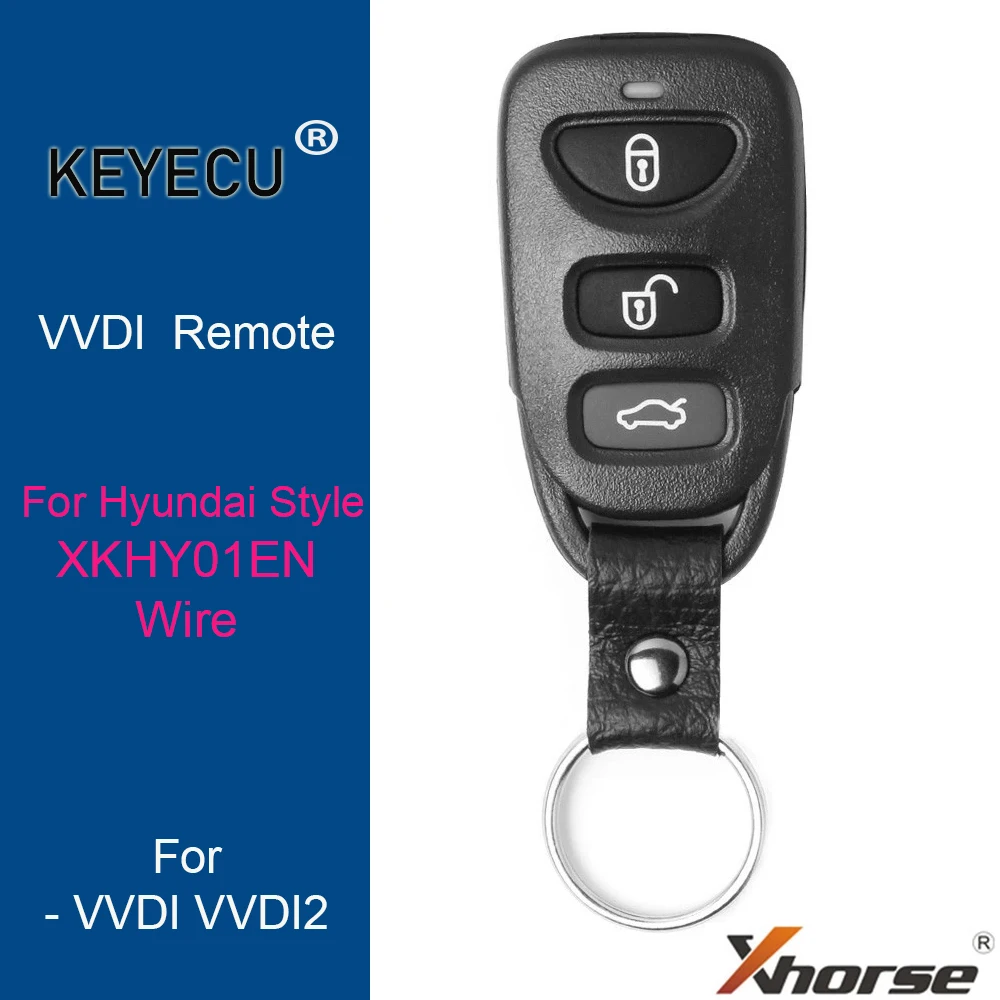 KEYECU XHORSE английская версия XKHY01EN для Hyundai Style Wire универсальный дистанционный ключ-3 +