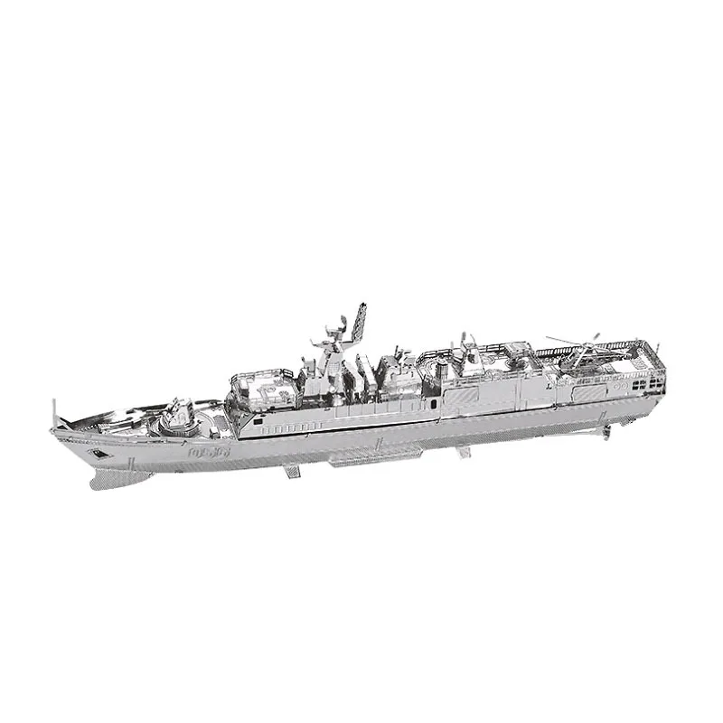 3D металлическая модель Пазлы Burke Cruiser сделай сам лазерная резка пазл набор для