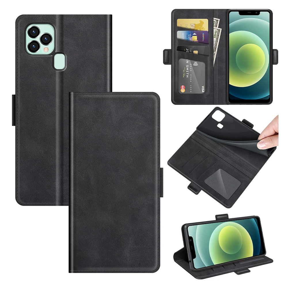 Case For Oukitel C22 2021 Leather Wallet Flip Cover Vintage Magnet Phone Coque | Мобильные телефоны и аксессуары