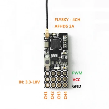 

FS2A 4CH AFHDS 2A Mini Compatible Receiver PWM Output for Flysky I6 I6X I6S Transmitter