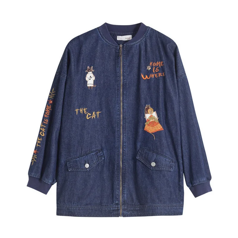 wonderful  INMAN Spring Autumn Fashion Contrast Hooded Fashion Personality Drop-shoulder Sleeve Loose Women Sh