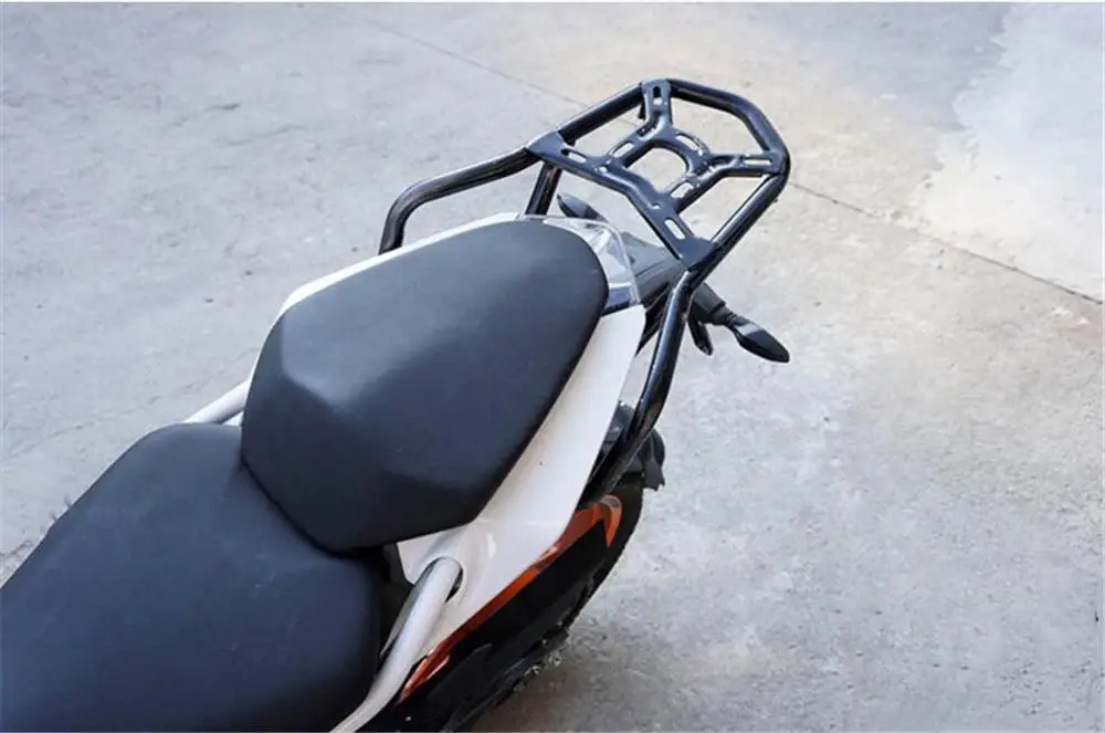 Мотоцикл Нержавеющая сталь заднего Изменение несущей рамы для KTM 250 Duke 390 Чемодан стеллаж для выставки товаров задняя полка Duke 390