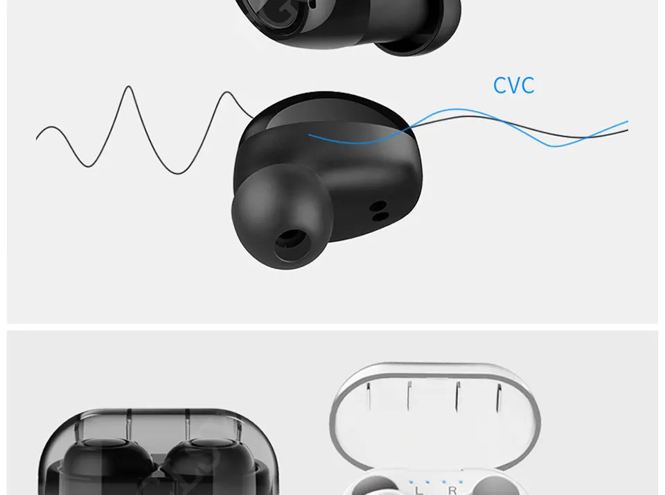 FGCLSY Новые беспроводные Bluetooth наушники мини в ухо Музыкальная гарнитура стерео спортивные наушники с микрофоном зарядная коробка для iPhone