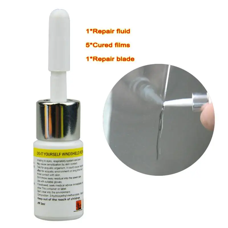 Car Repair Fluid Kit Automotive Glass Auto Window Crack Chip Wholesale Quick Delivery Detailing Products Care | Автомобили и