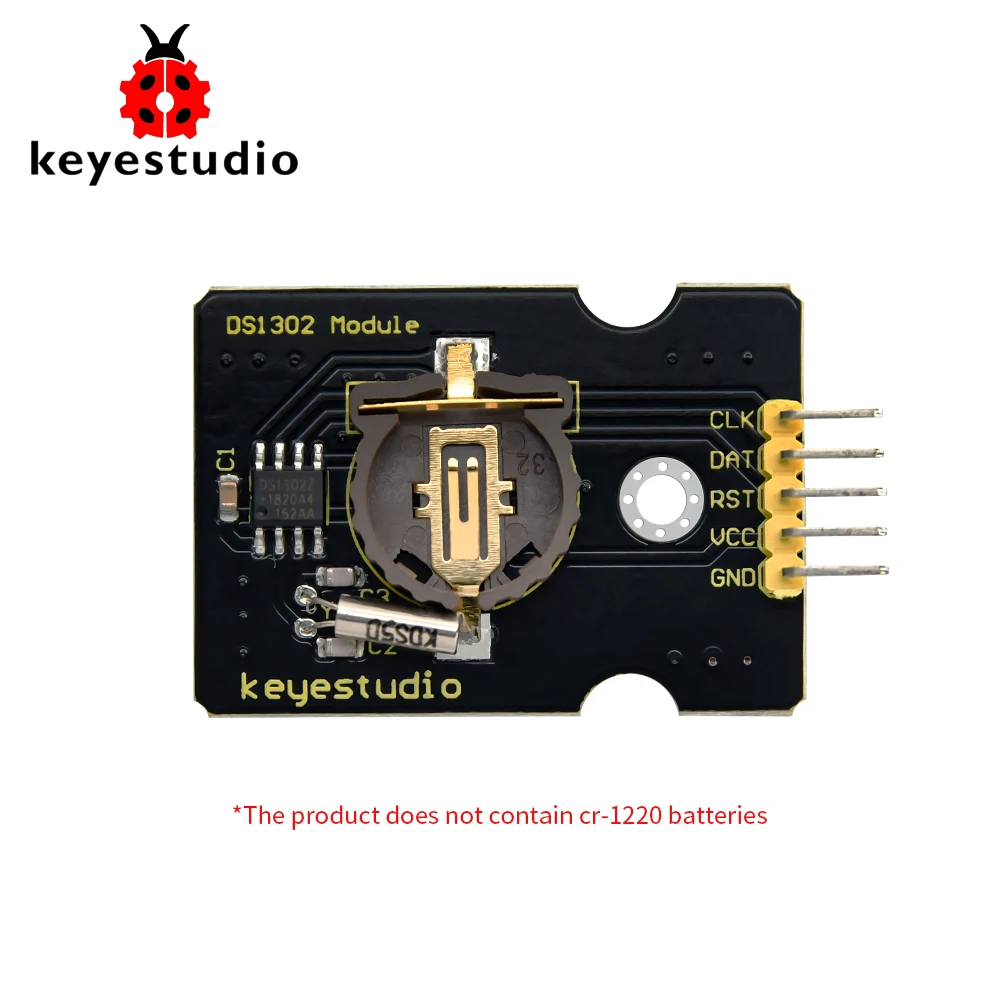 Модуль часов Keyestudio DS1302 для Arduino стартовый комплект сделай сам (тип батареи