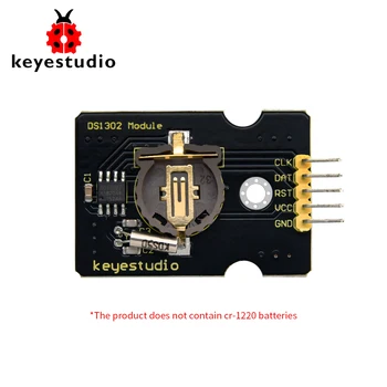 

Keyestudio DS1302 Clock Module For Arduino Diy Starter Kit(Battery type is CR1220 )