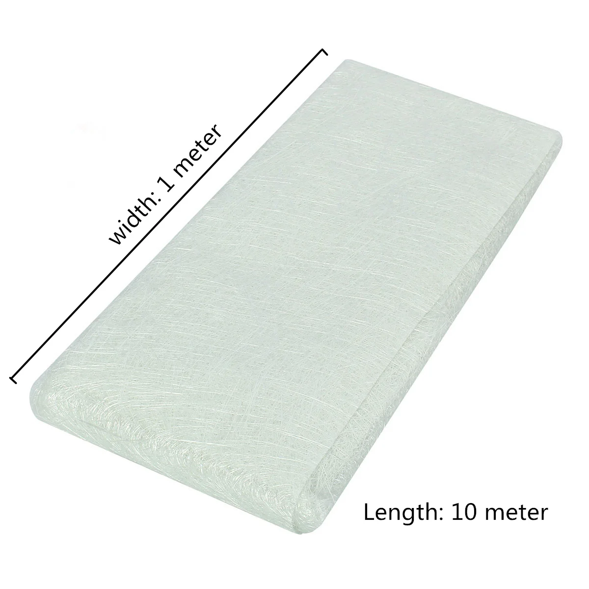 

10x1m 300gsm Glass Fiber Cloth alkali-free Fiberglass Chopped-strand mat For GRP Resin Wholesale