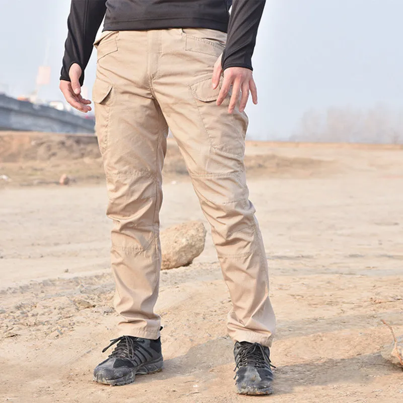 Men Casual Cargo Military Pants SWAT Combat Army Hiking Outdoor Trousers