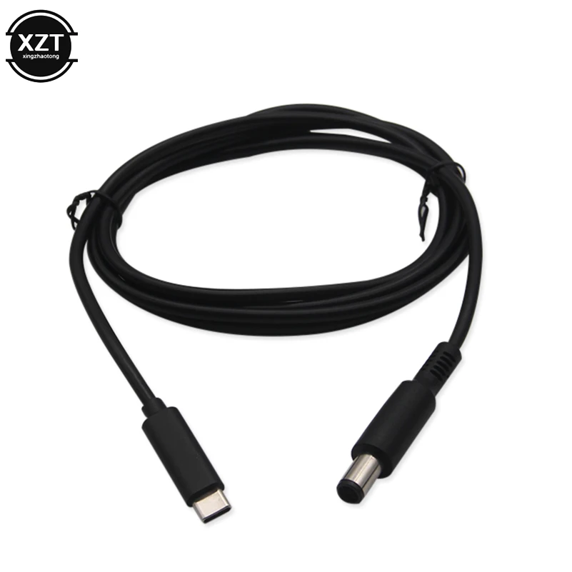 

USB 3.1 Type-C to 7.4mm*5.0mm adapter DC Power Cable DC PIN PD fast Charging Adapter for Dell Latitude Laptop notebook 3A 1.5m