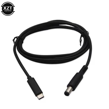 Adaptateur USB 3.1 Type C vers 7.4mm x 5.0mm, câble d'alimentation cc, broche cc PD, charge rapide, pour ordinateur portable Dell Latitude 3a 1.5m