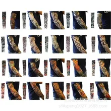 Нарукавник с татуировкой 20-Set Горячие Продажи Татуировки рукава безболезненный большой цветок рука открытый солнцезащитный рукав