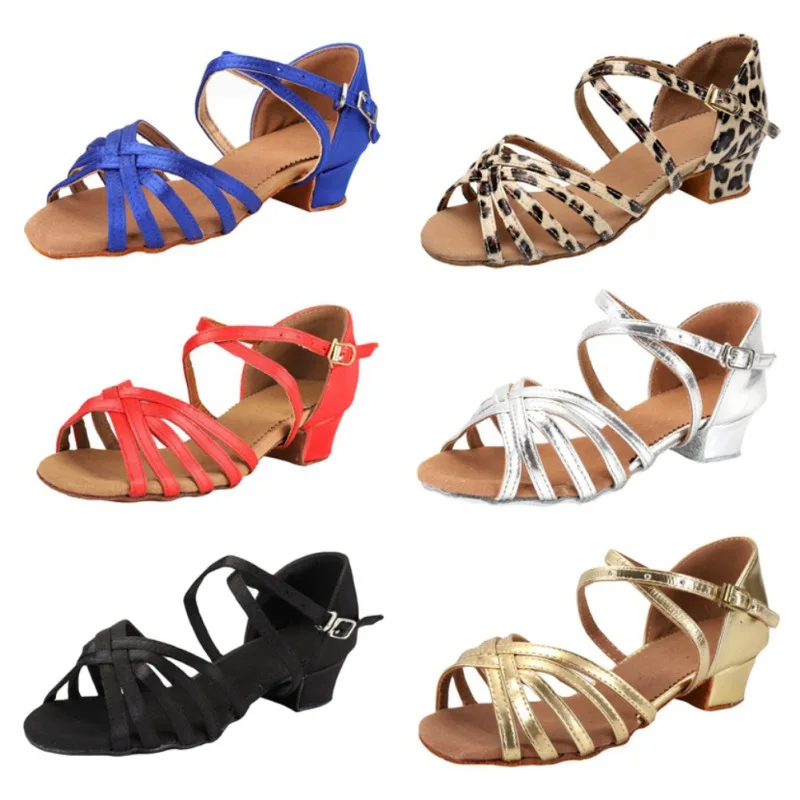 Туфли женские для латинских танцев Обувь бальных обувь на низком каблуке| |