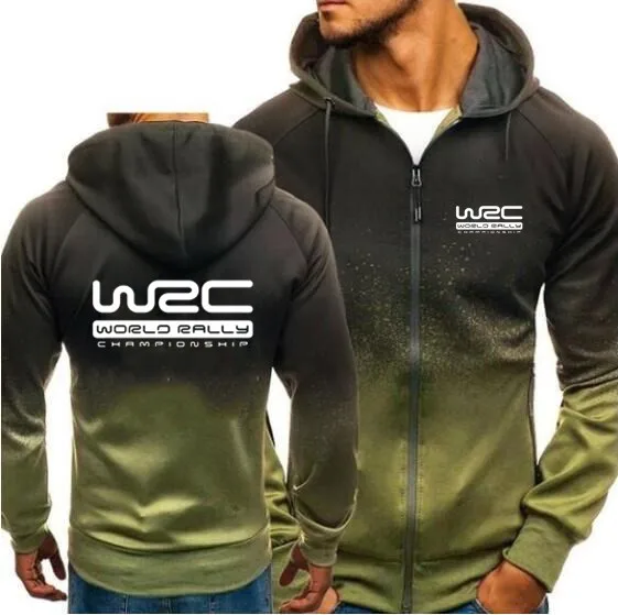 Хлопковая куртка с логотипом WRC 3D худи пальто пуловер на молнии капюшоном верхняя