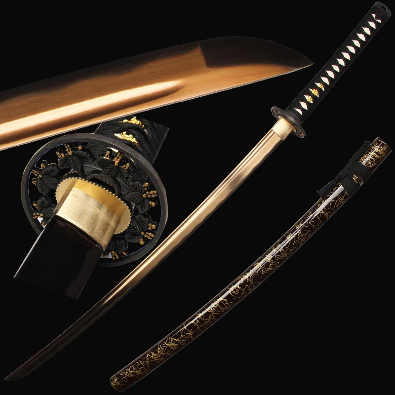 Настоящая катана японские мечи цветные balde samurai Espadas 1045 углеродистая сталь ручная
