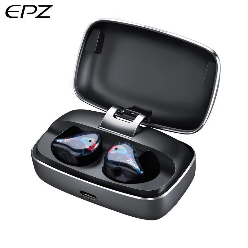 

Bluetooth 5.0 Headset Tws Touch Two True Wireless Earbuds Handfree Waterproof Super Bass Type C Earphones Twins Noise Reduction